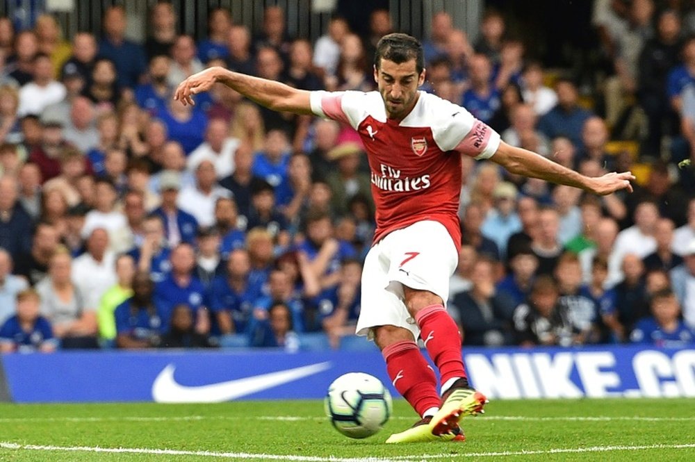 Henrikh Mkhitaryan wants his manager to be backed this season. AFP