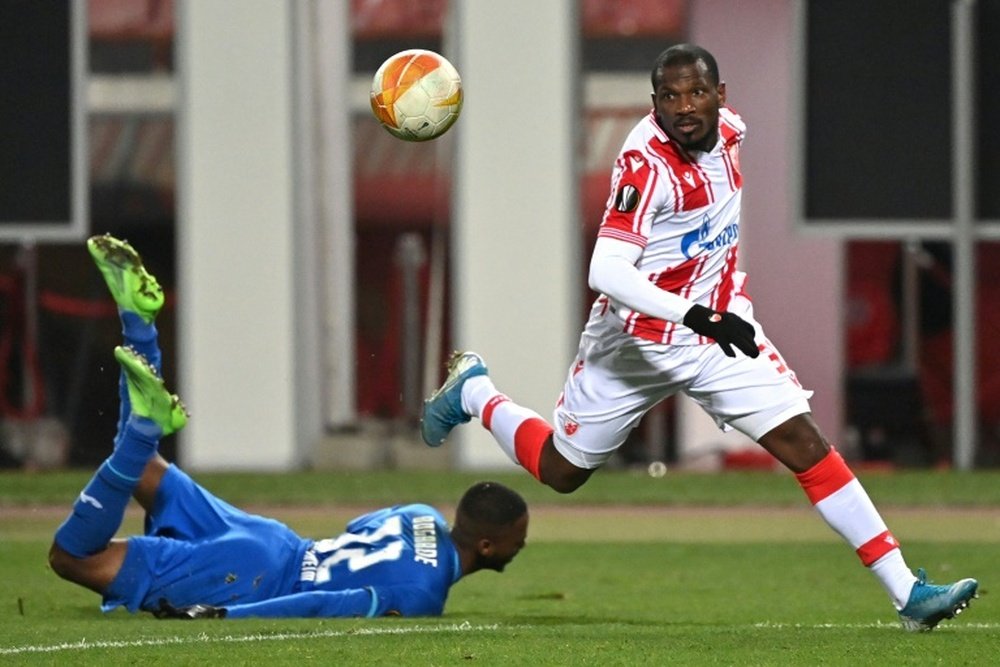 El Fardou Nabouhane (R) is one of those who plays for Comoros. AFP