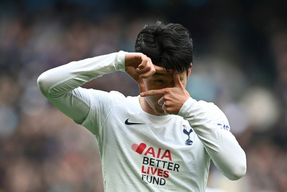 Heung-Min Son será el nuevo capitán del Tottenham. AFP