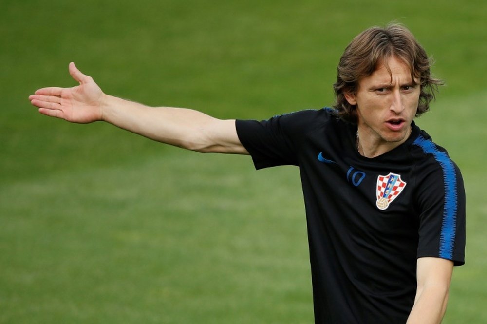 Modric passerait par l'Inter avant de terminer en Chine. AFP