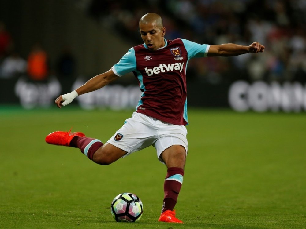 Galatasaray have signed Feghouli from West Ham. AFP