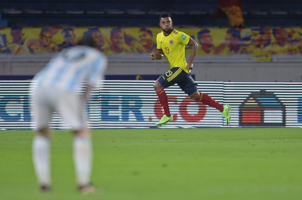 Colombia y Argentina empataron a dos. AFP