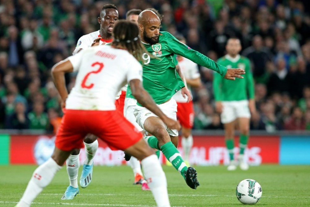 Irlanda logró frenar a Suiza en Dublín. AFP