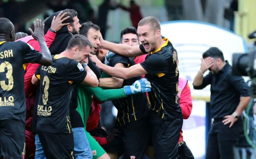 El Benevento se juega no ser el peor equipo de las grandes ligas. AFP