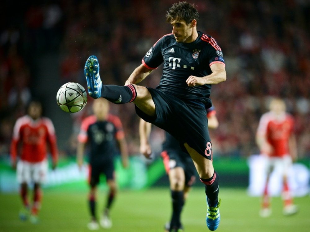 Javi Martínez llevaba desde hace casi un año sin celebrar un gol. AFP/Archivo