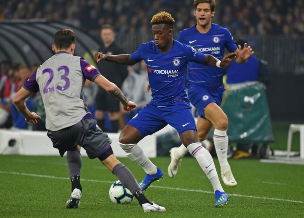 Hudson-Odoi could be allowed to leave on loan in January. AFP