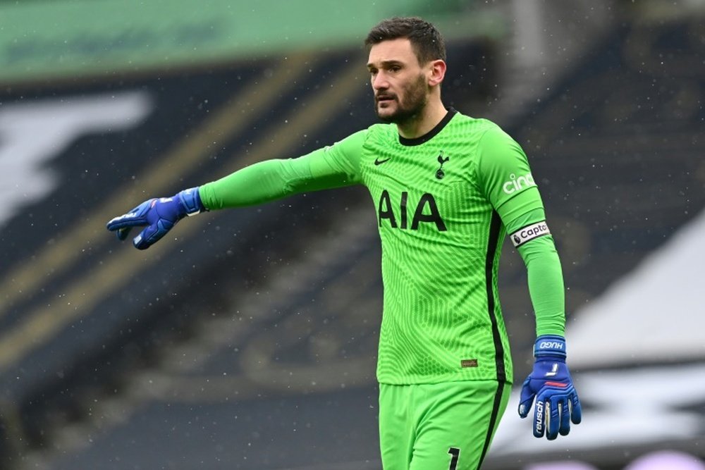 Hugo Lloris' contract expires in summer 2022. AFP