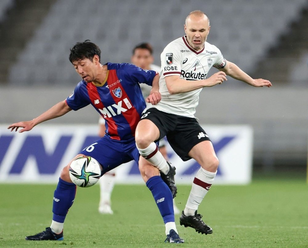 El Vissel Kobe se impuso por 0-2 al Sapporo. AFP