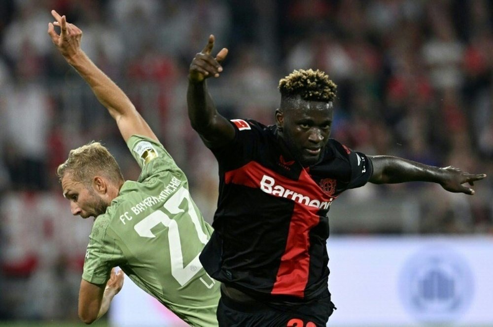 Boniface is having a superb season at Leverkusen. AFP