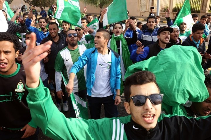 Football friendly helps Libyans forget war