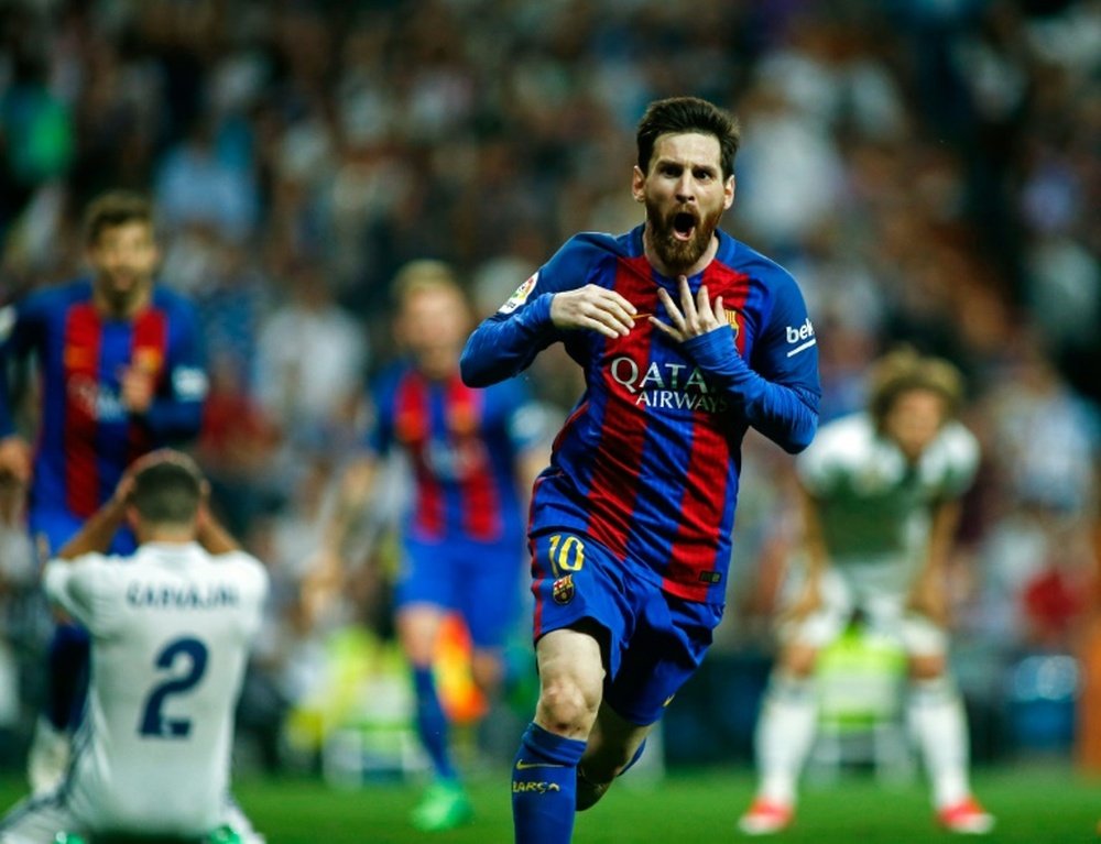 Messi le dio la victoria al Barça. AFP