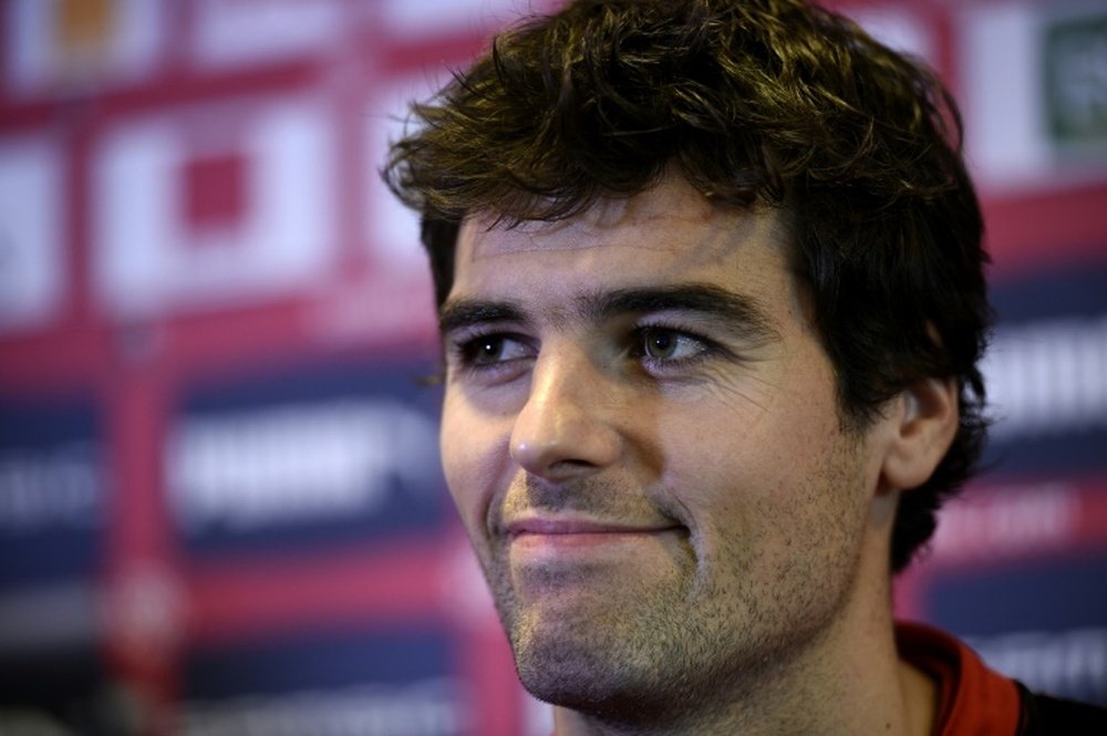 Rennes Yoann Gourcuff, pictured on January 12, 2016, said he was rather moved and surprised by the reception he received from Rennes fans