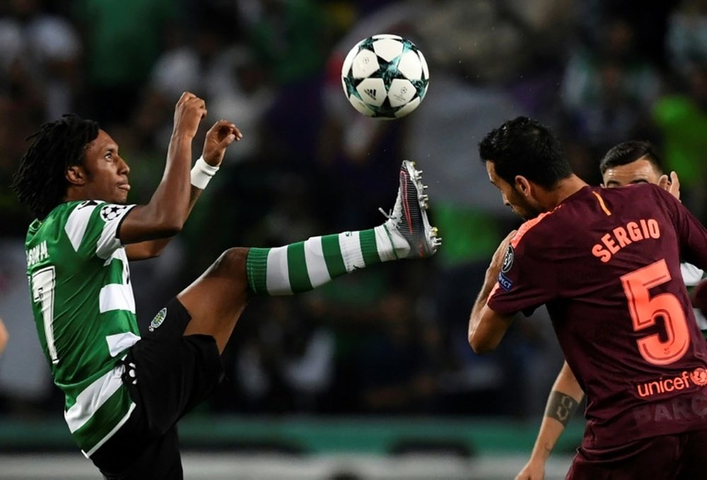 El Sporting de Portugal pide más al Atlético por Gelson Martins. AFP