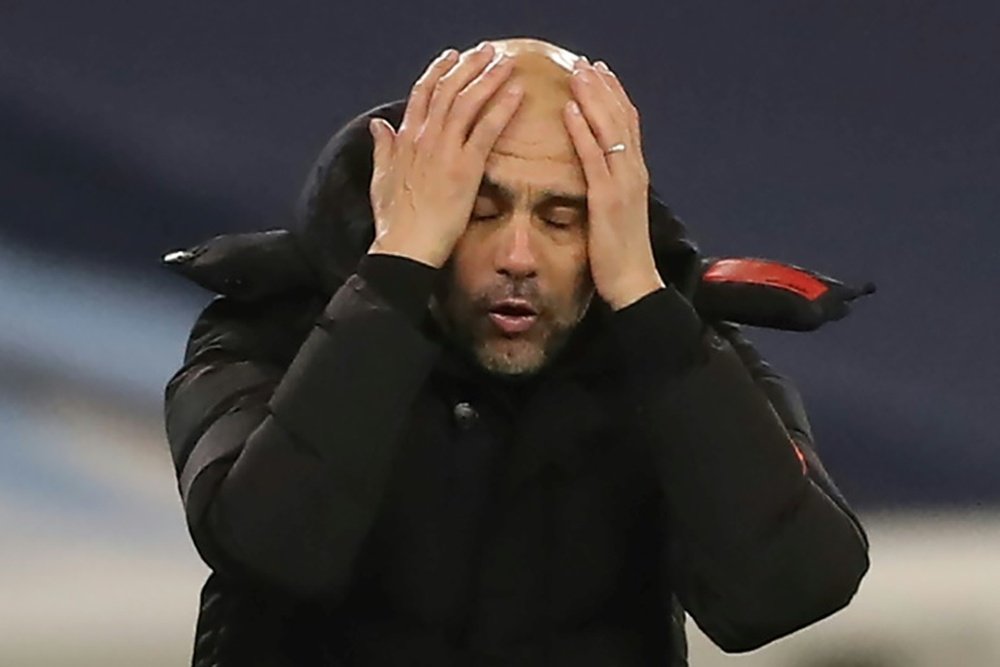 Pep Guardiola espère bien gérer le retour de ses internationaux après la trêve. AFP