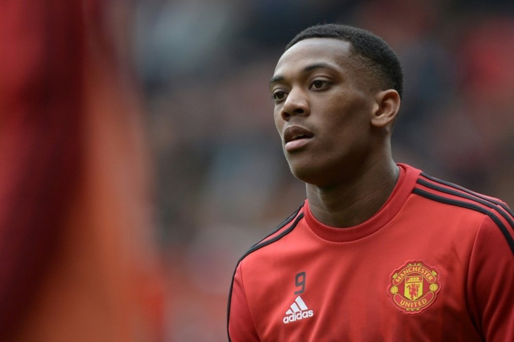 Martial has allegedly been offered to Madrid. AFP