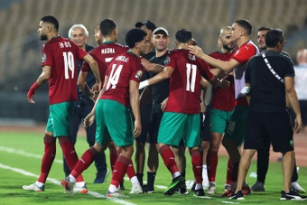 Victoria de la Selección Marroquí para pasar de ronda. AFP