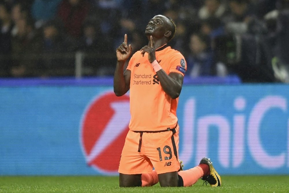 Mané está confiante na vitória do Liverpool. AFP
