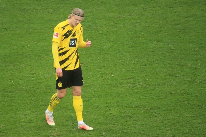 Haaland storms off pitch after Dortmund held