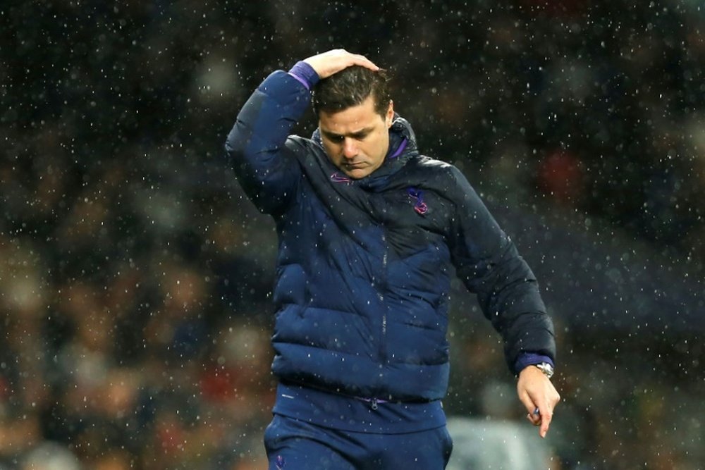 Pochettino has been dismissed  as Tottenham manager after a poor start to the season. AFP