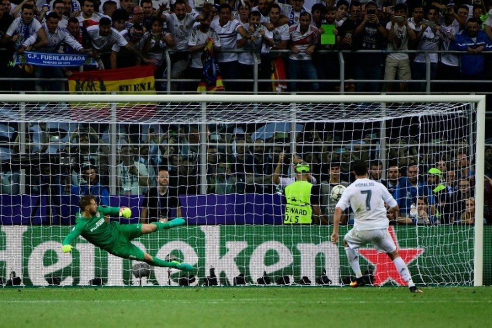 Ronaldo was lethal from the spot. AFP