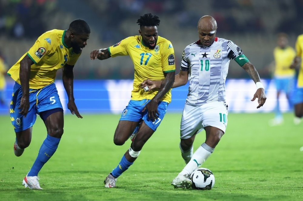 André Ayew en prend pour son grade. AFP