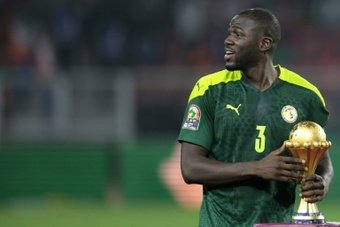 Kalidou Koulibaly fue campeón con Senegal la pasada Copa de África. AFP