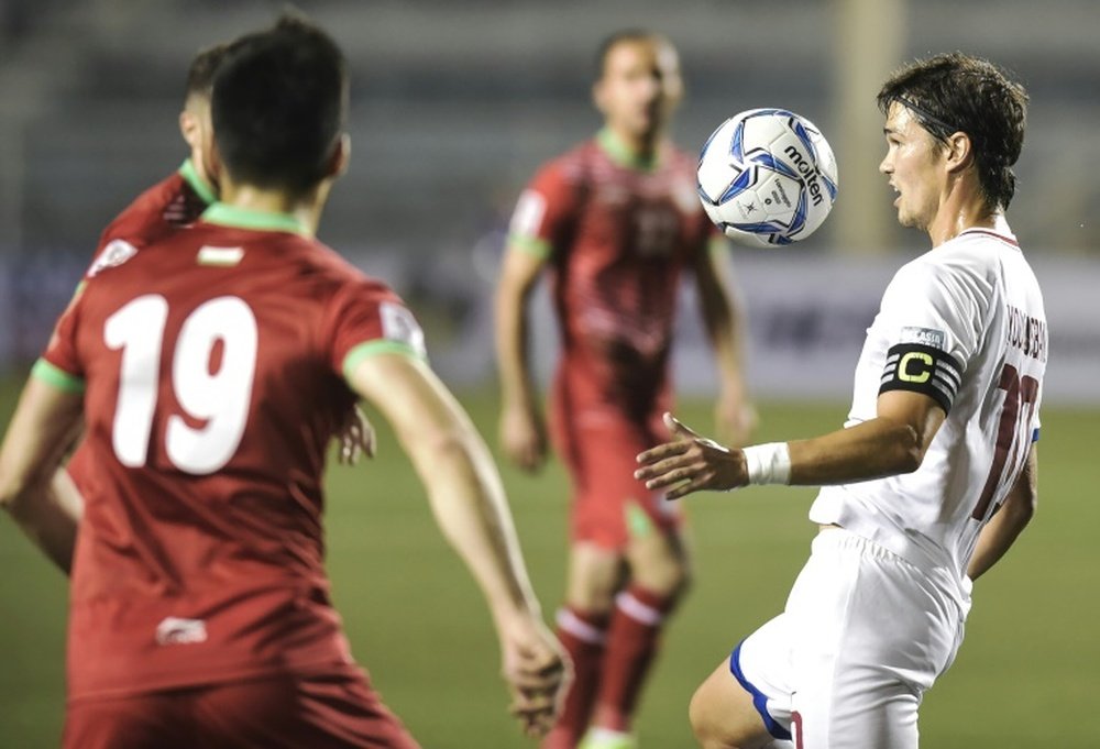 Younghusband is hoping to see football grow in stature in the Philippines. AFP