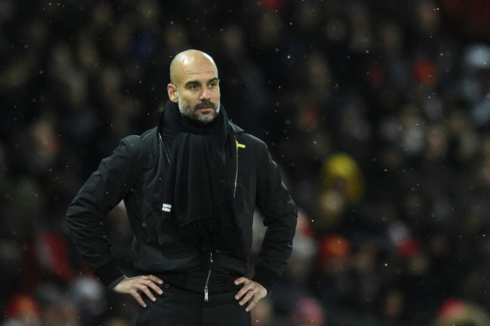 Un ex del City se rinde a Guardiola. AFP