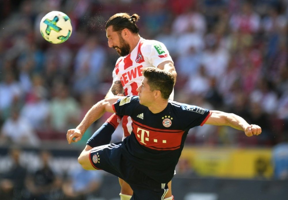 Lewandowski scored his 150th Bayern Munich goal. AFP