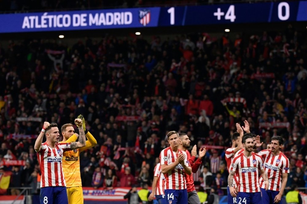 L'Atlético Madrid annonce à son tour un chômage partiel. AFP