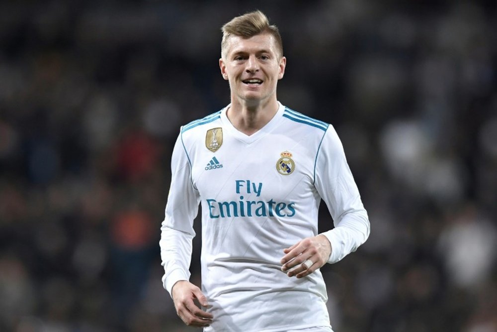 Kroos picked up an injury during the PSG game. AFP