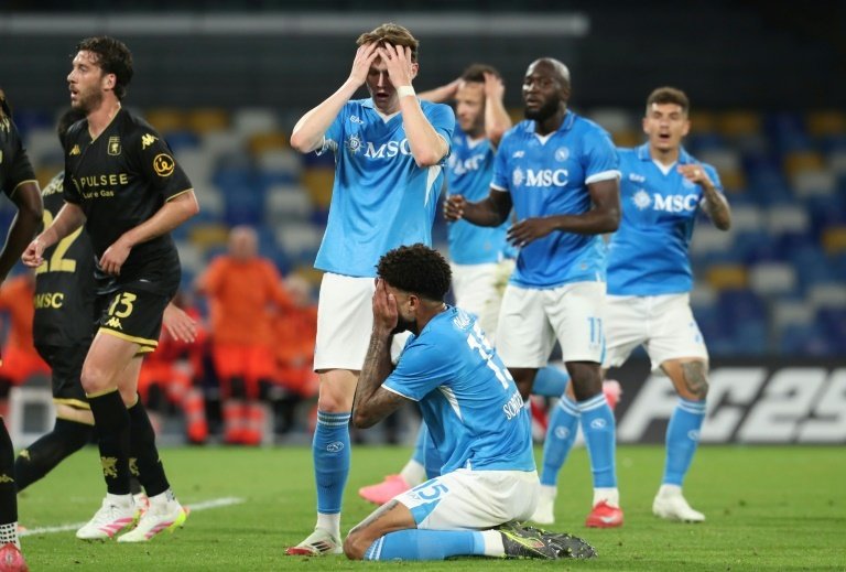 Napoli and Inter head into the final round of fixtures with the Scudetto still up for grabs. AFP