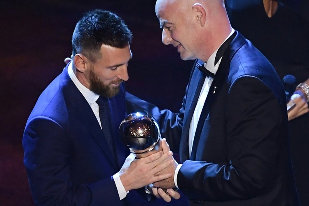 Messi fue el 'The Best' '2019. AFP