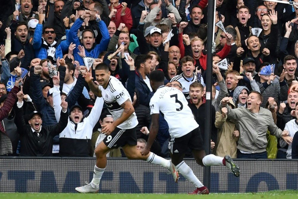 El Fulham recuperó la sonrisa con su nuevo entrenador. AFP/Archivo