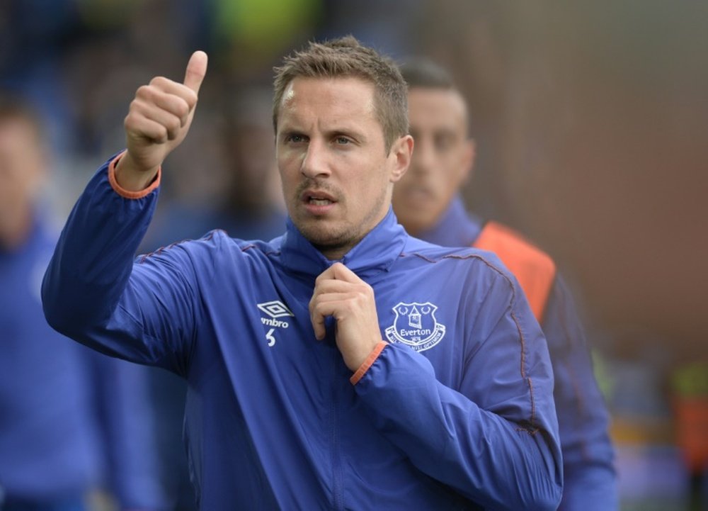 Veteran Phil Jagielka's 11th minute goal was enough for the win. AFP