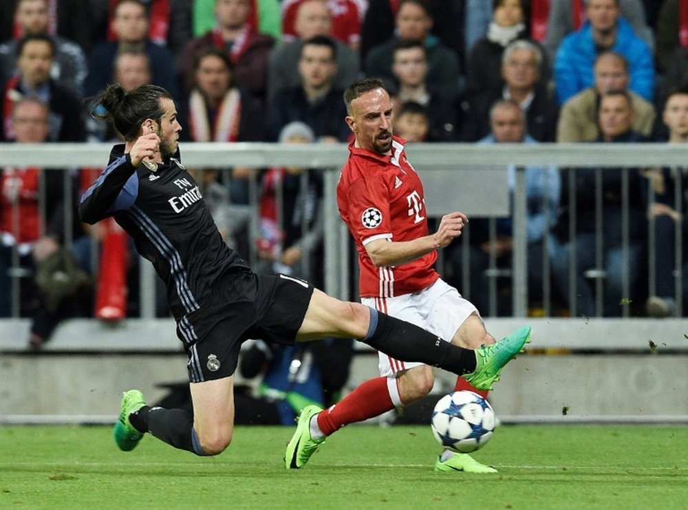 Bale se perderá el duelo ante el Bayern. AFP