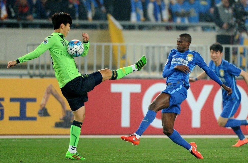 Ramires disfruta de su nueva etapa en la Superliga China. AFP