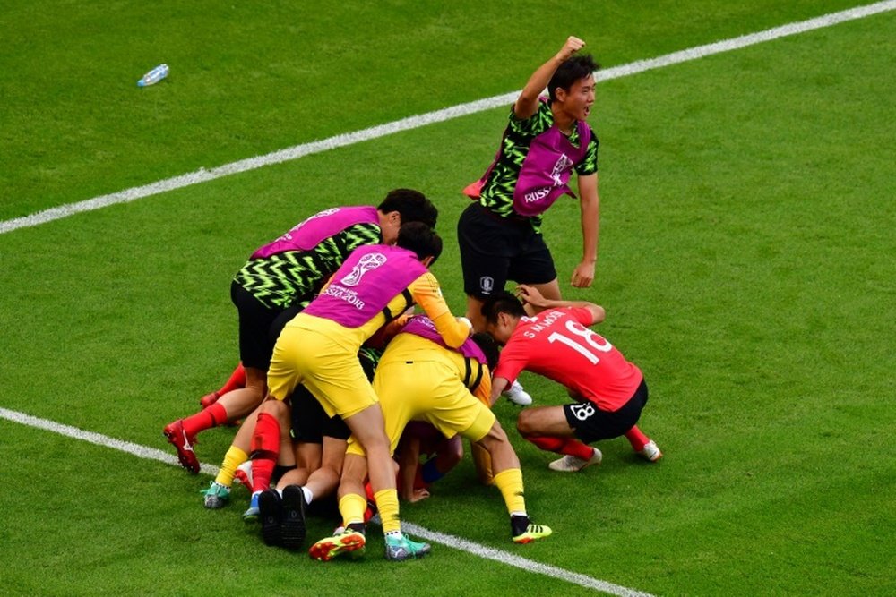 South Korea ended Germany's World Cup dreams. AFP