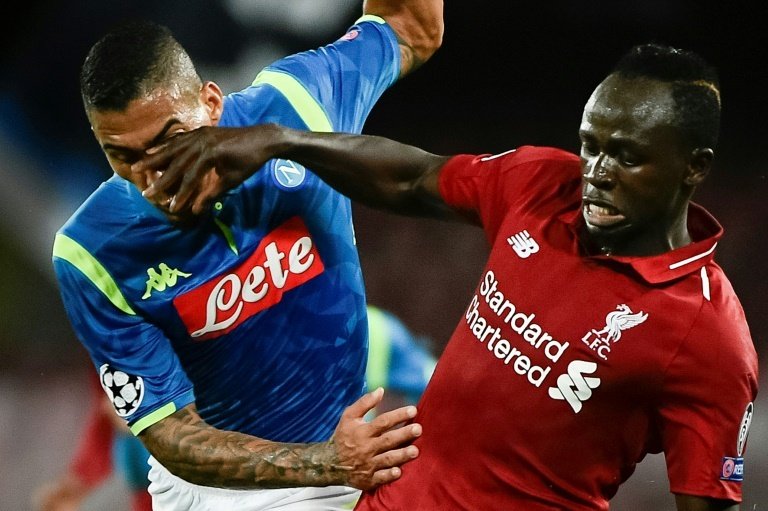 El Nápoles llega con fuerza a la Europa League. AFP