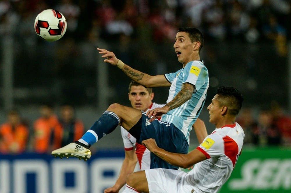 Argentina rallied furiously in the second half, with Angel Di Maria seeing a goal from a free-kick disallowed because of a foul