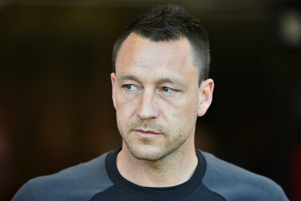 Terry scored his first goal for Aston Villa against Fulham. AFP