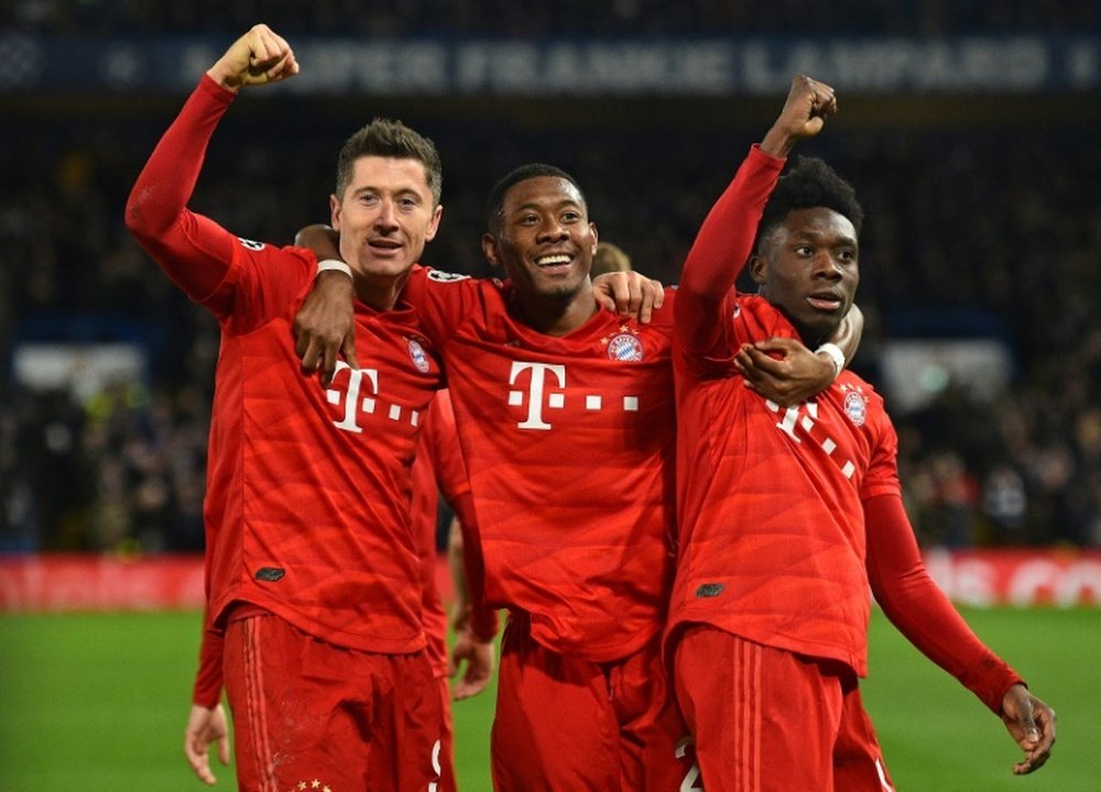 Alphonso Davies ya es una estrella en el Bayern. AFP
