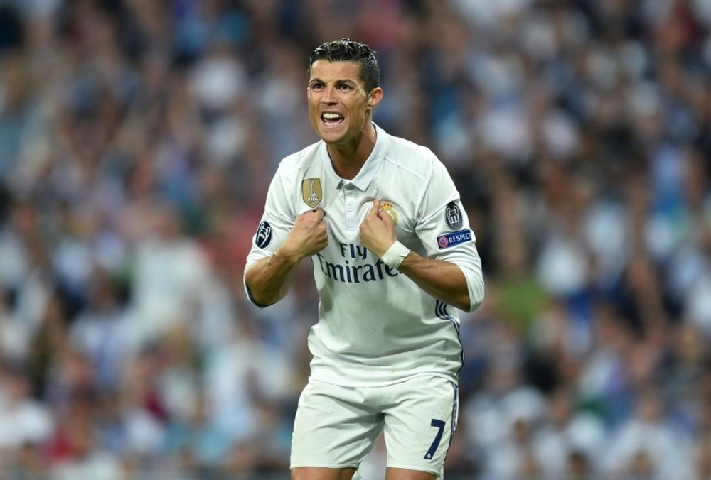 La star du Real Madrid, Cristiano, lors d'un match de Ligue des champions contre Bayern Munich. AFP