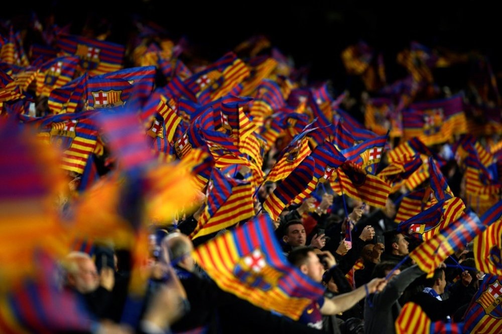 Chelsea fans were attacked with Batons in Barcelona. AFP