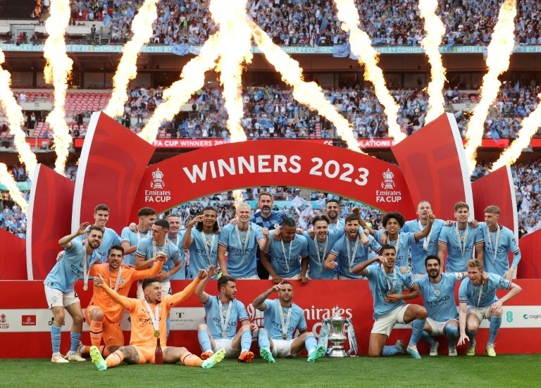Man City face Inter in the UCL final on 10th June. AFP