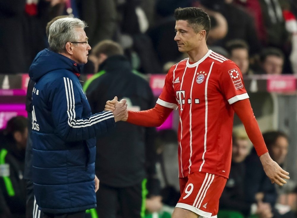 Two goals from Lewandowski and Muller seal all three points for Bayern. AFP
