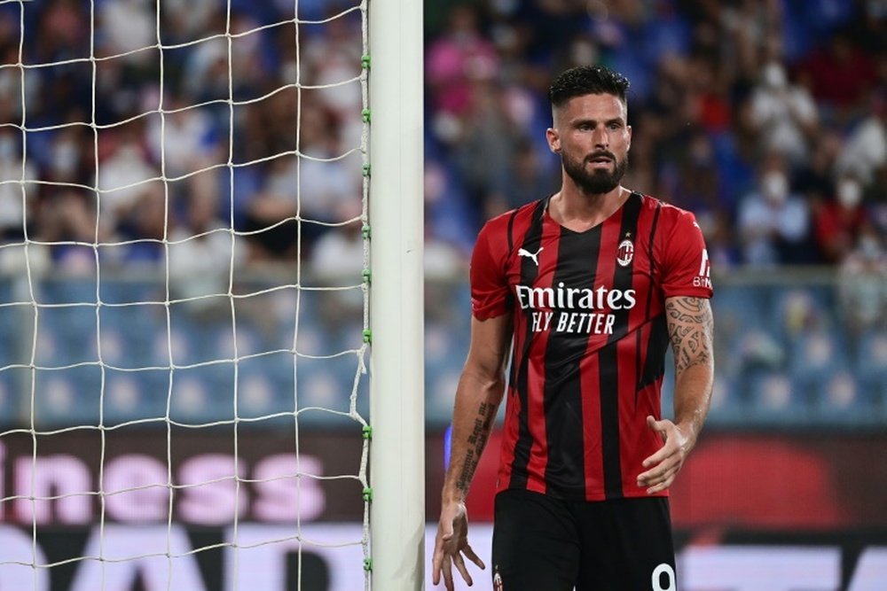 Giroud gets injured again. AFP
