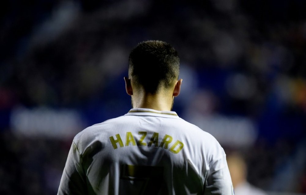 Paulo Futre envoie un message de soutien à Hazard. AFP