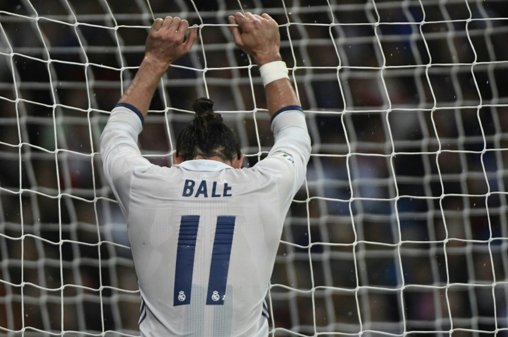 L'attaquant du Real Madrid, Gareth Bale, lors d'un match de Ligue des champions. AFP