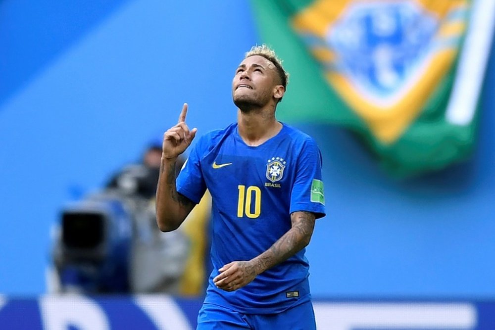 Two late goals secured victory for Brazil. AFP